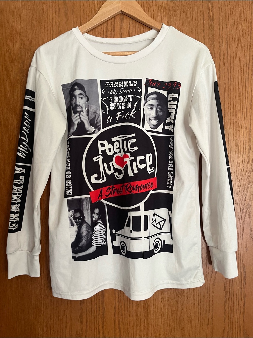 Poetic Justice Graphic Longsleeve T-Shirt